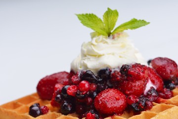 fruit wafel