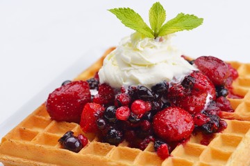 fruit wafel