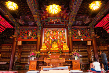 Fototapeta na wymiar Bongeunsa Temple
