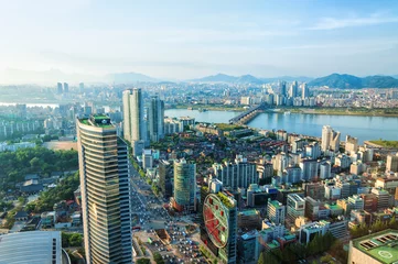 Fototapete Seoel Stadtbild von Seoul