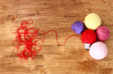 wool light bulb