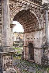 Roman forum arch