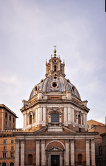 Fototapeta na wymiar Santa Maria di Loreto w Rzymie