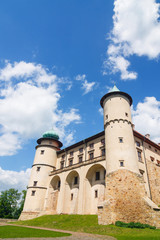 Fototapeta na wymiar Widok zamku Nowy Wiśnicz, Polska