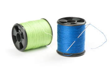 threads isolated on white