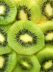 slice of kiwi fruit