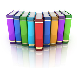 Fototapeta premium Row books