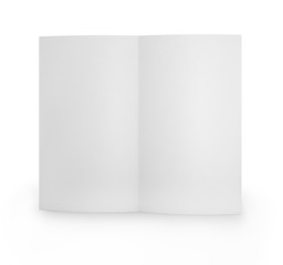blank card, isolated on white