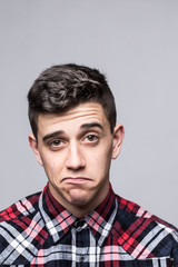 Fototapeta premium Sad boy