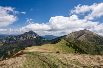 Mountain ridge-Nat. park Little Fatra-Slovakia/Europe