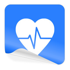 pulse blue sticker icon