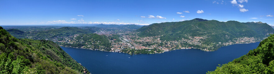 Fototapeta na wymiar Jezioro Como - przegląd