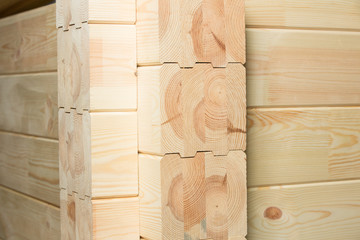 glued pine timber construction