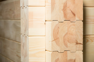 glued pine timber construction