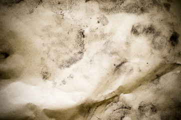 soil powder on Recycle Wrinkled paper texture,eco