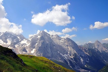Naklejka premium Auf dem Dolomiten Höhenweg