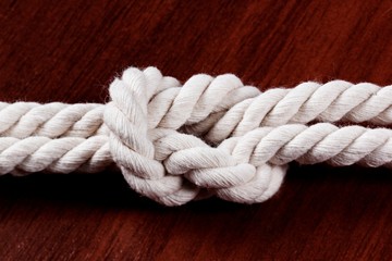 Fototapeta na wymiar Rope knot