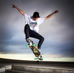 Tuinposter Skateboarder © Farnaces