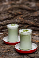 Green tea frappe