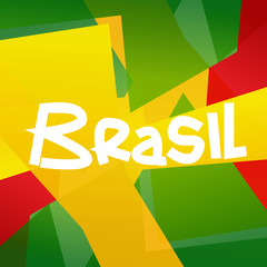 Abstract Brazil Colored Design