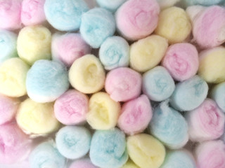 Sweet Pastel Color Cotton Background