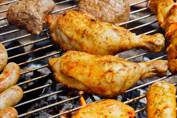 Grilling Chicken