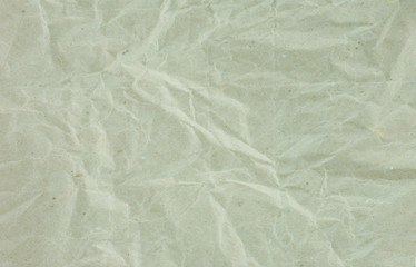 Wrinkled recycle paper texture, eco concept.