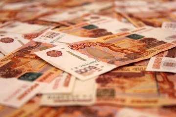 Obraz na płótnie Canvas Russian banknotes