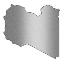 High detailed vector map - Libya.