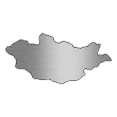 Fototapeta premium High detailed vector map - Mongolia.