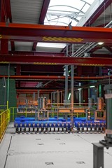 Industrial interior of a generic power plant