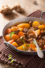 beef stew with potato and carrot
