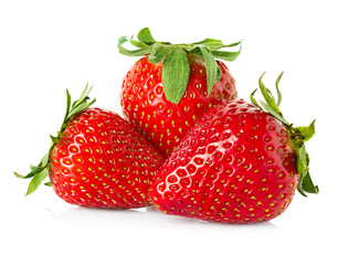 strawberries isolated