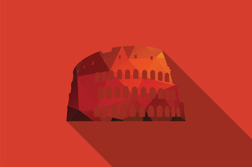 Obraz premium World Landmark, Colosseum, Rome, Italy, Europe