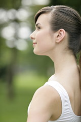 Naklejka premium The image of beautiful woman