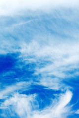 clouds on blue sky