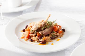 rabbit with vegetables