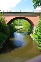 Fototapeta premium Brücke über die Trave 1