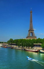 La Tour Eiffel &agrave; Paris en France