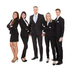 Portrait Of Welldressed Businesspeople