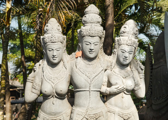 Hindu statue at factory