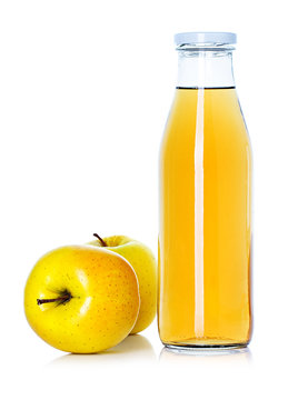 bottle of apple juice