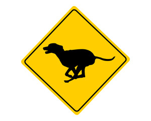 Achtung frei laufende Hunde