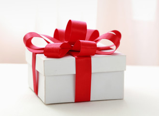 White gift box