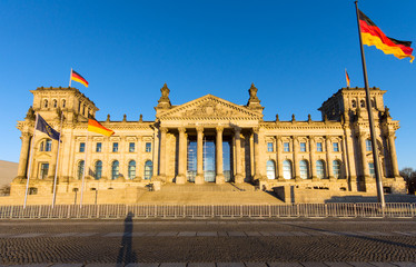 The famous Reichstag in Berlin, Germnay