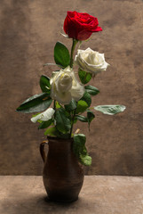 Roses in a vase