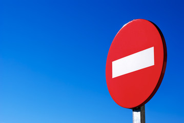 Señal de prohibido