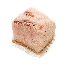 Salt lard isolated