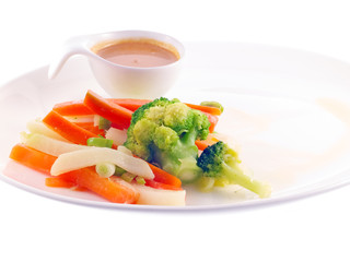 cooked vegetables