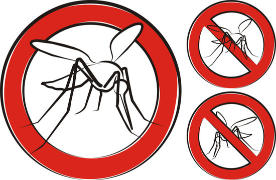 mosquito - warning sign
